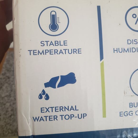 KEBONNIXS 12 Egg Incubator w/ Humidity Display, Egg Candler. New Open Box Tested - Picture 13 of 15